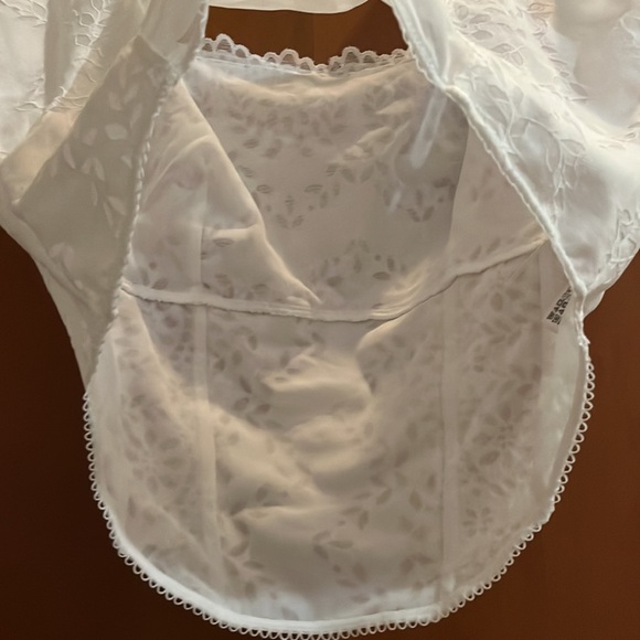 NWT Victoria’s Secret PINK The Cinched Corset Top White/Ivory Size L DD - Picture 12 of 13